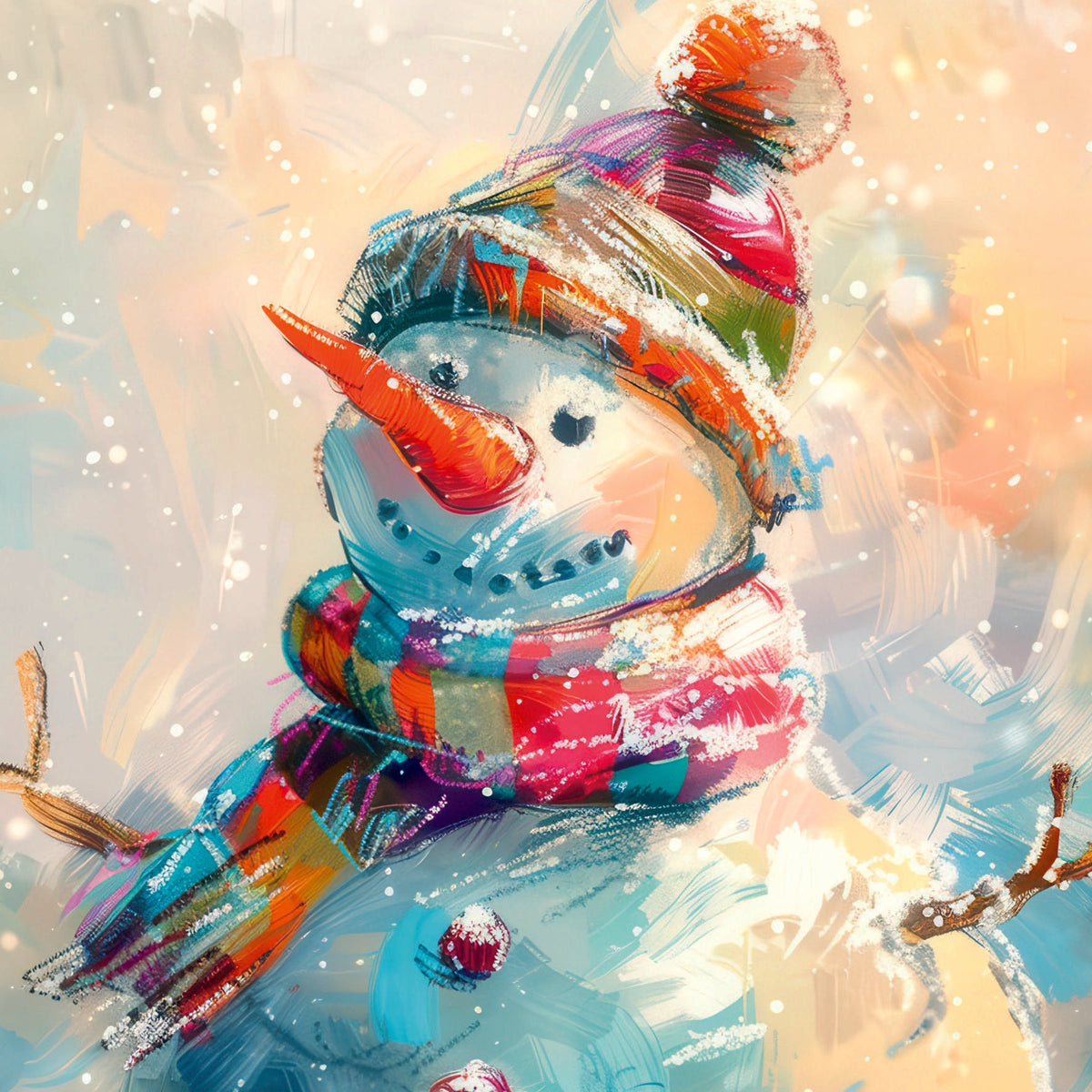 Nostalgic Snowman Christmas Cards